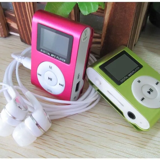 MP3 player + Căști + Cablu USB - 5 culori