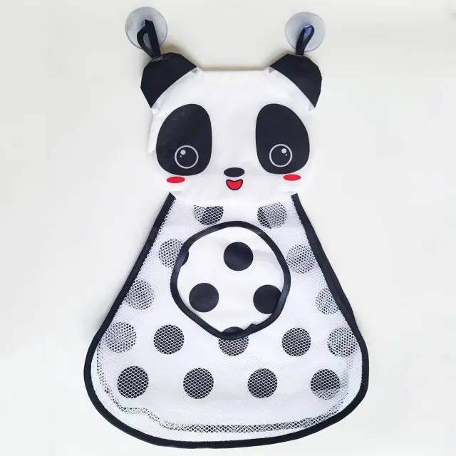 Síťová taška na ukládání hraček pro děti s přísavkami - Tři zvířátkové varianty