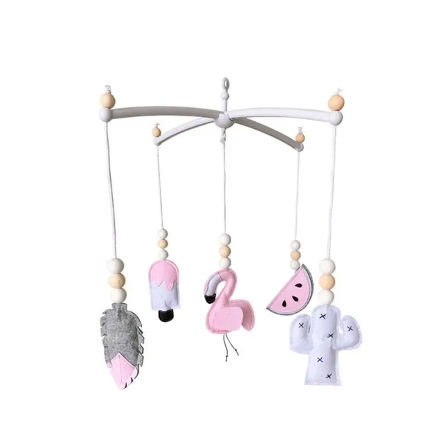 Cute decoration above the crib - baby carousel