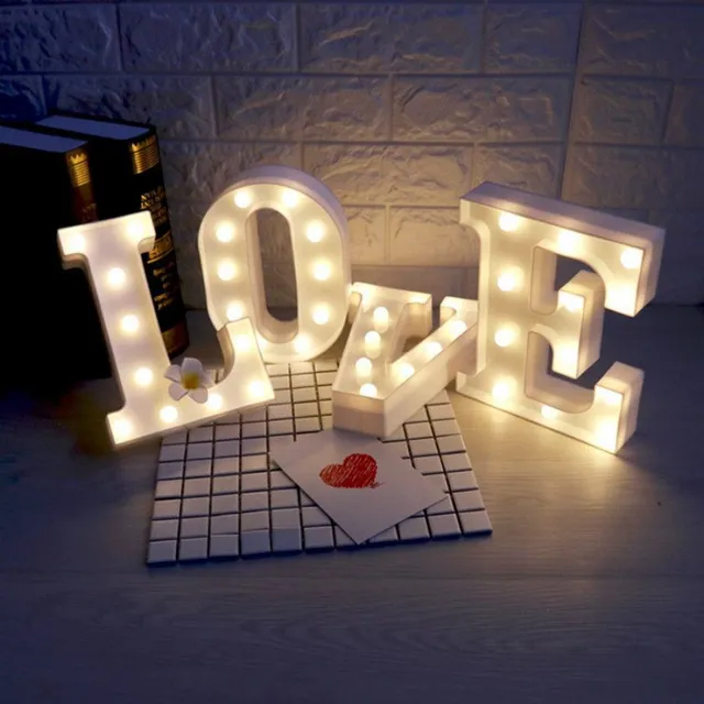 Alphabet LED letters - the whole alphabet