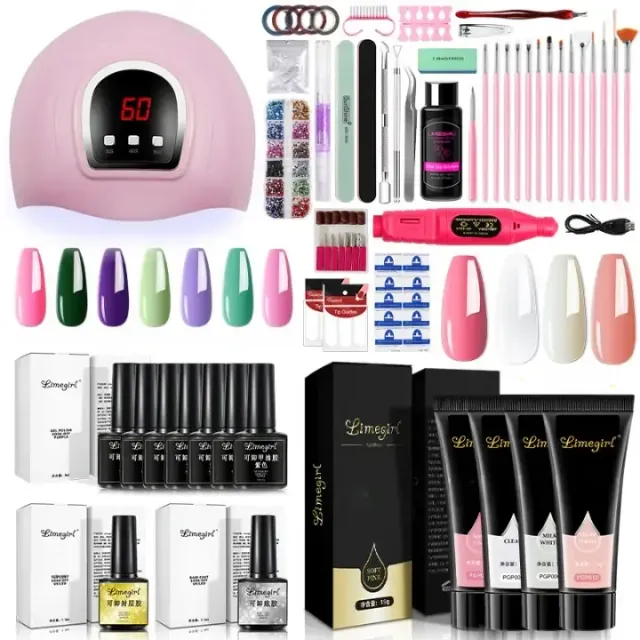 Set for gel nails with UV/LED lamp J286