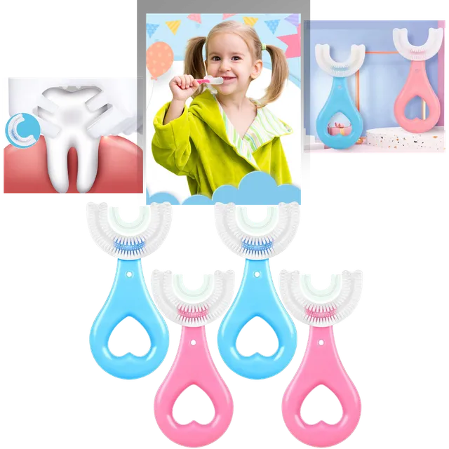 Children's U-shaped toothbrush - 2 variants