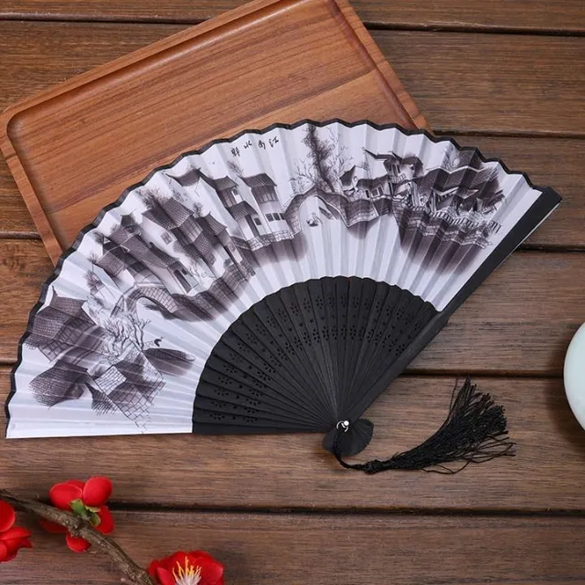 Japanese trendy stylish modern fan for hot summer days - more colors