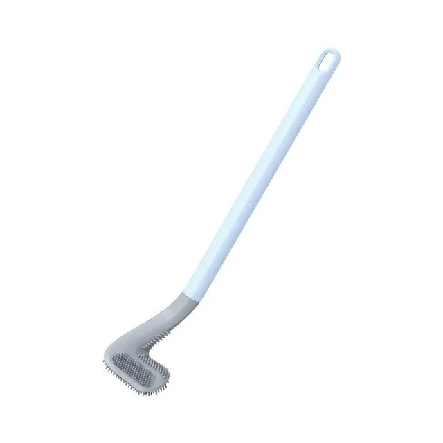 Silicone brush for toilet