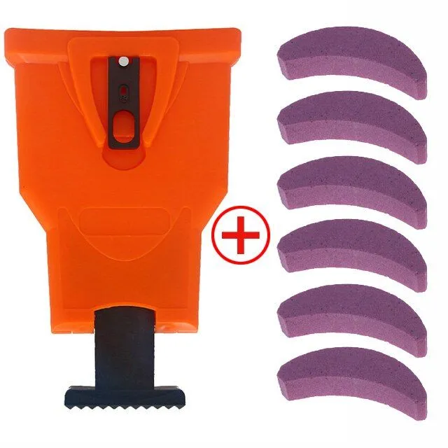 Chainsaw teeth sharpener Chainsaw blade Tool sharpening system Abrasive tools Easy durable sharp bar assembly Quick grinding