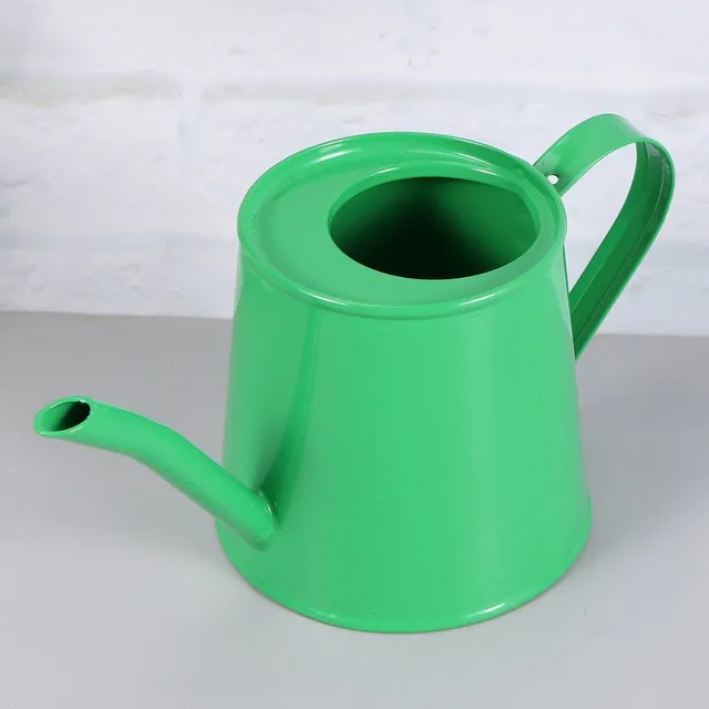 Designer tin watering can for watering flowers - several colour variants