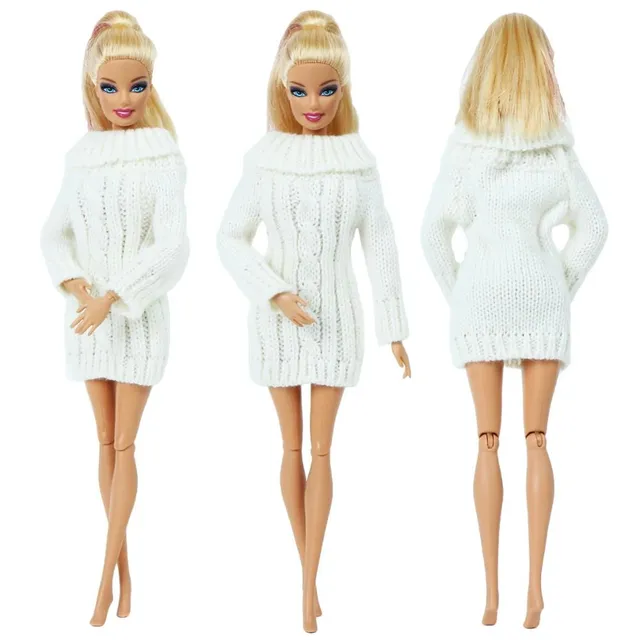 Pull blanc pour Barbie