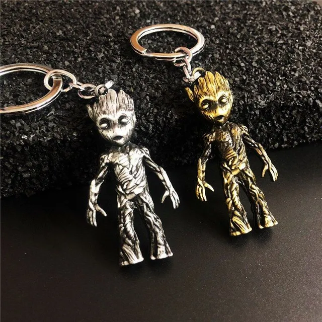 Stylish keyring in Groot - two colours