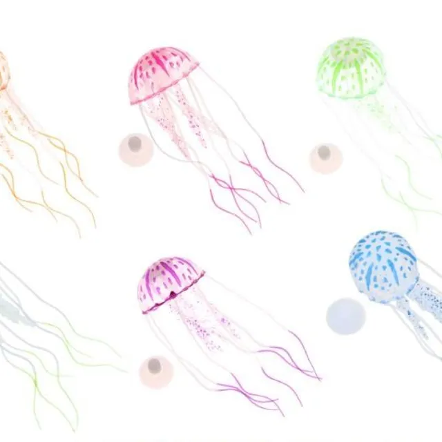 Silicone jellyfish for aquarium