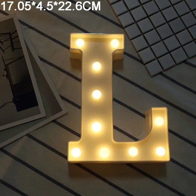 LED light letters