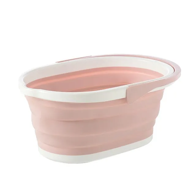 Multifunctional folding bucket pink