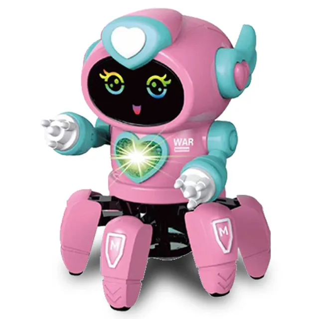 Dancing glowing robot for children