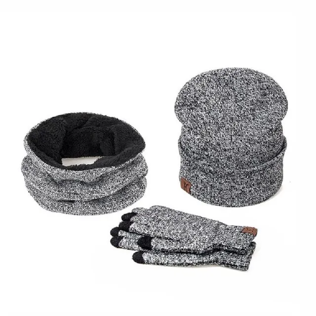 Cap, neck warmer and gloves set