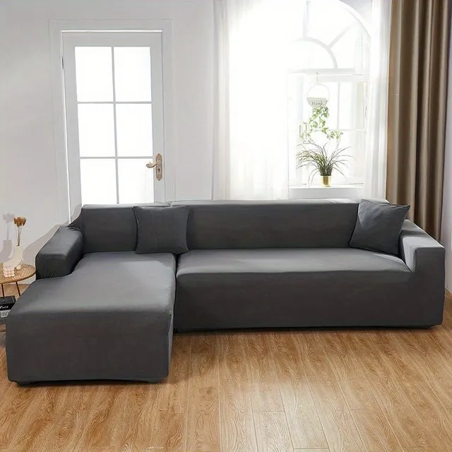 Husă elastică universală pentru canapea - antiderapantă, cu protecție pentru mobilier - pentru dormitor, birou, sufragerie - va îmbunătăți confortul casei tale