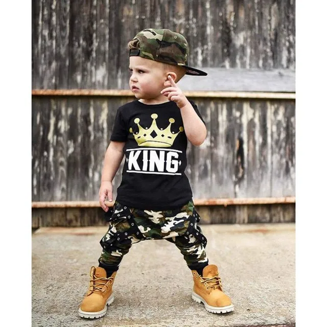 Boys camouflage street set King