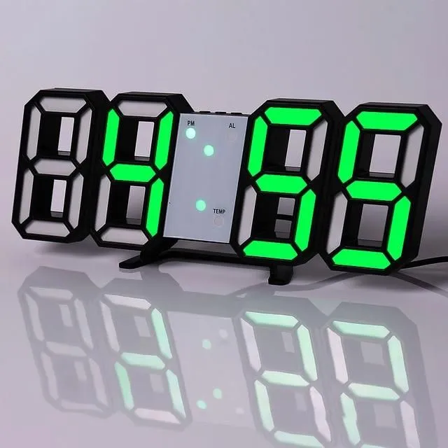 Wall mounted LED digital clock