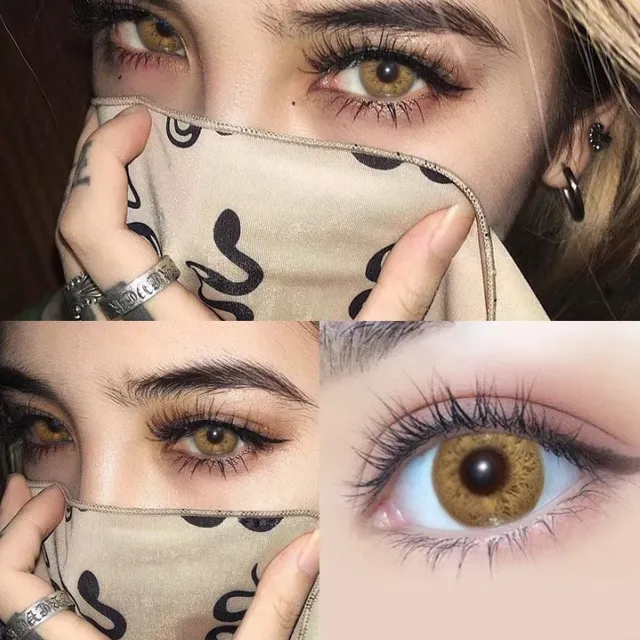 Barevné oční čočky