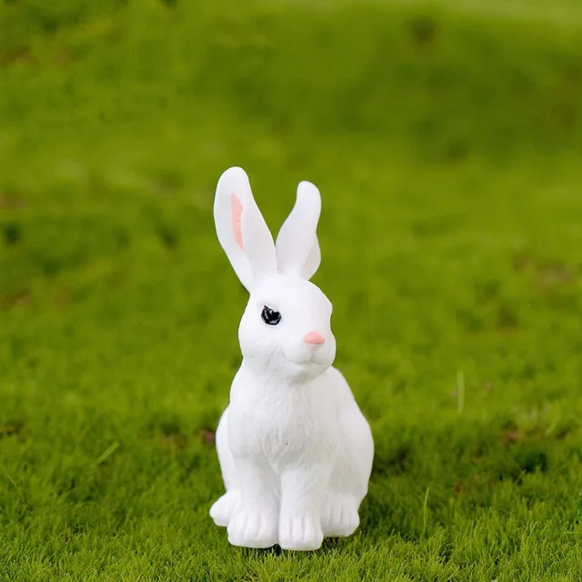 Cute Easter decoration with motive for rabbits