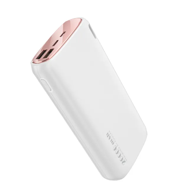 Portable external fast charging power bank - various colours