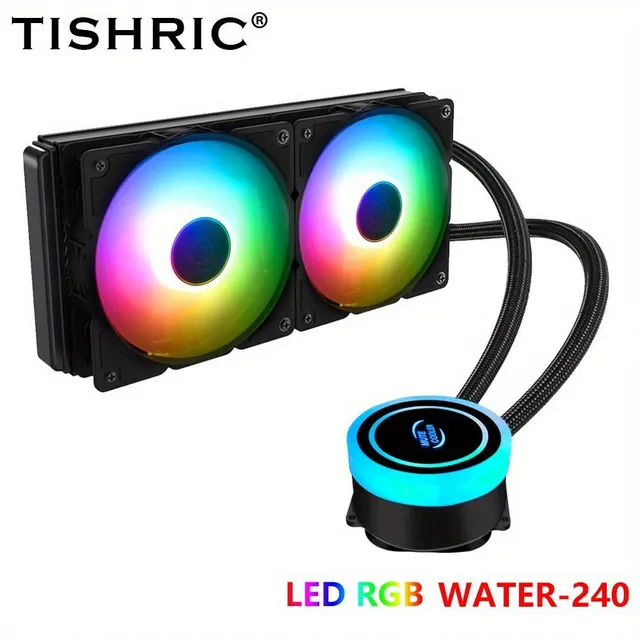 Water Cooler TISHRIC Cooler Processor Ventilator Air cooler ARGB Cooler Intel LGA 1150 1155 1151 1200 1700 2011 Cooler Processor AMD AM3 AM4