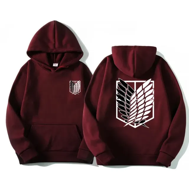 Men's anime sweatshirt Attack on Titan - autumn casual pullover