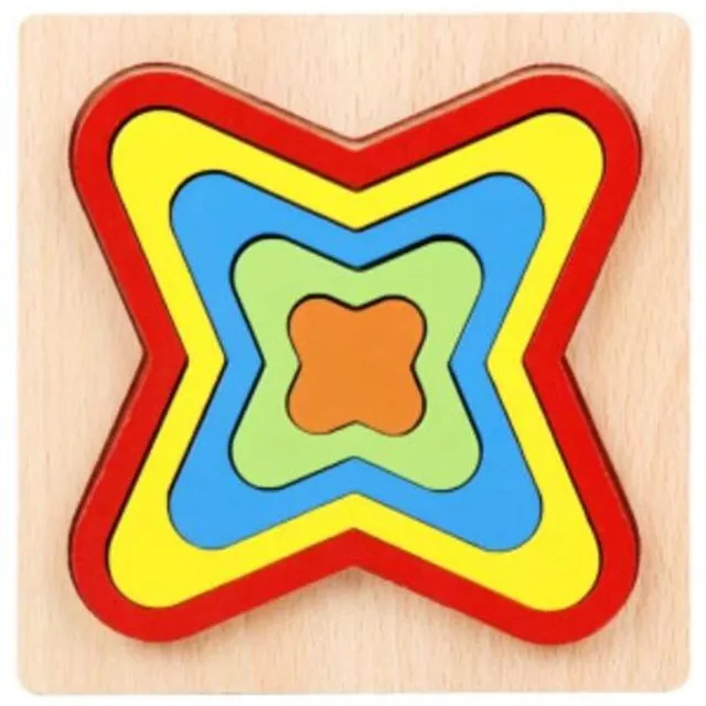 Children's wooden puzzles - various types