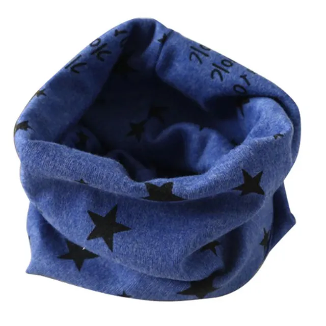 Children's neck warmer with stars