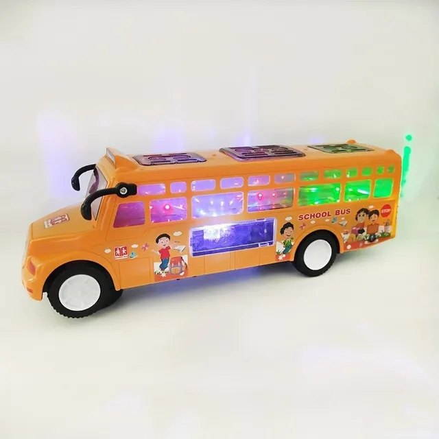 Children's night bus with 360° swivel wheels - ideal gift for birthdays