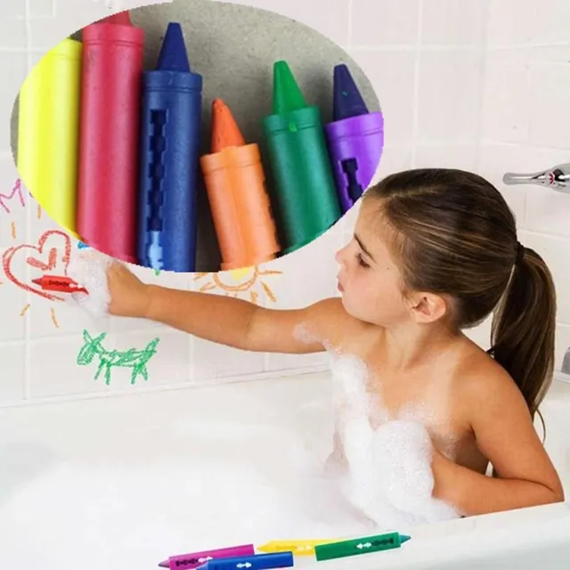 Bath crayons 6 pcs