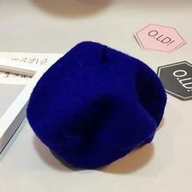 Baby beret blue 48cm-to-52cm