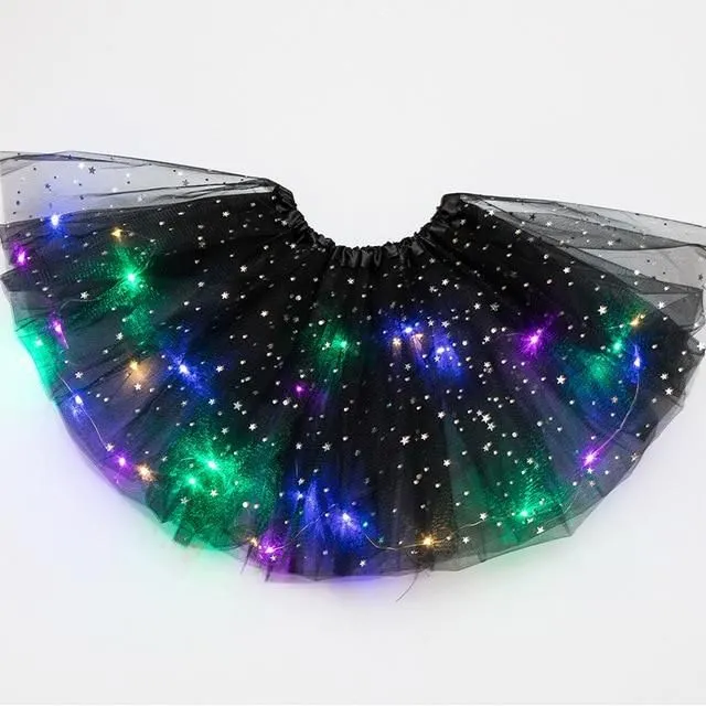 Skirt with LED lights