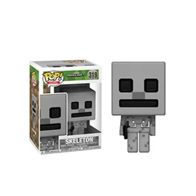 Figurine en plastique pour enfants représentant des personnages du jeu populaire Minecraft - Funko POP