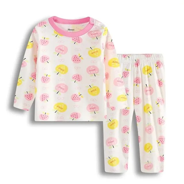 Children's pajamas for boys and girls with long sleeves (3-24 months)