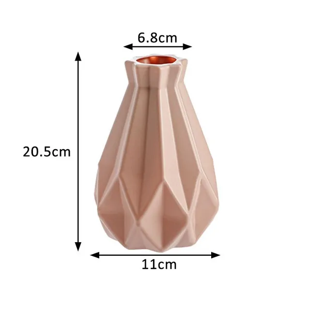 Beautiful decorative vases for flowers big belly pink
