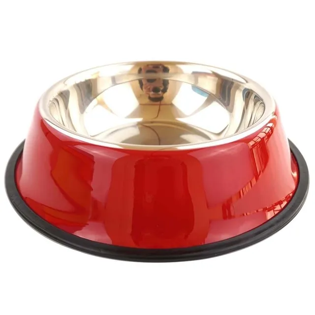 Stainless steel bowl for dogs and cats