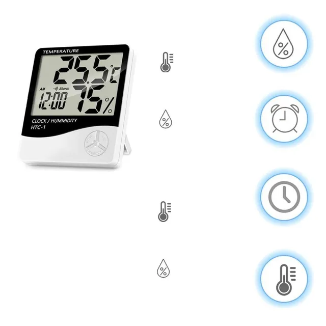 Domestic meteostanice with outdoor and indoor thermometer