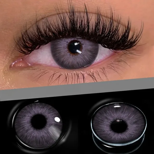 Luxury contact lenses without dioptre - realistic colors, several variants