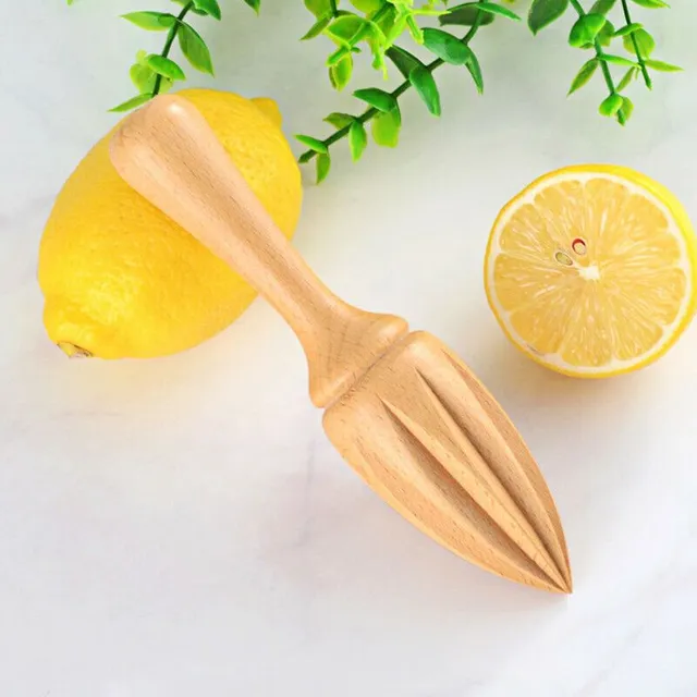 Wooden citrus press