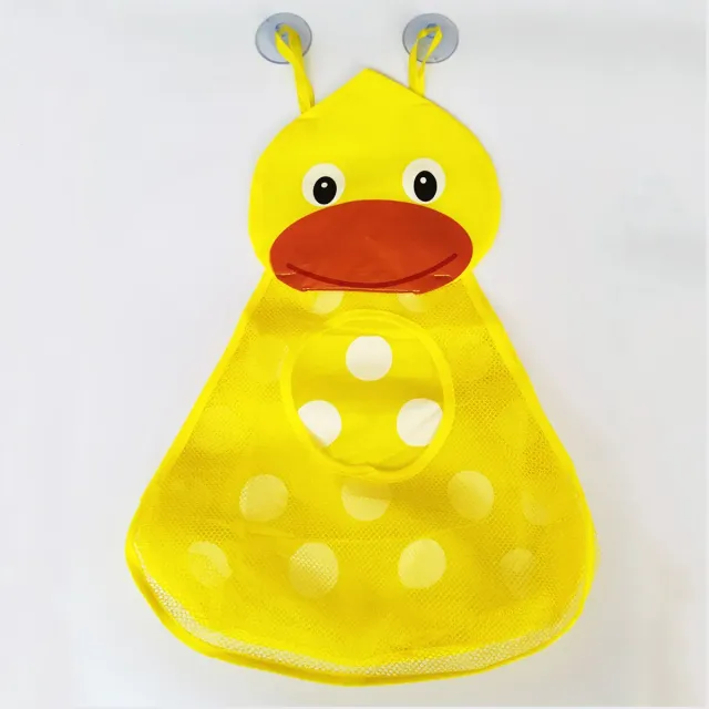 Network bag to store toys for children with suction cups - Three animal variants