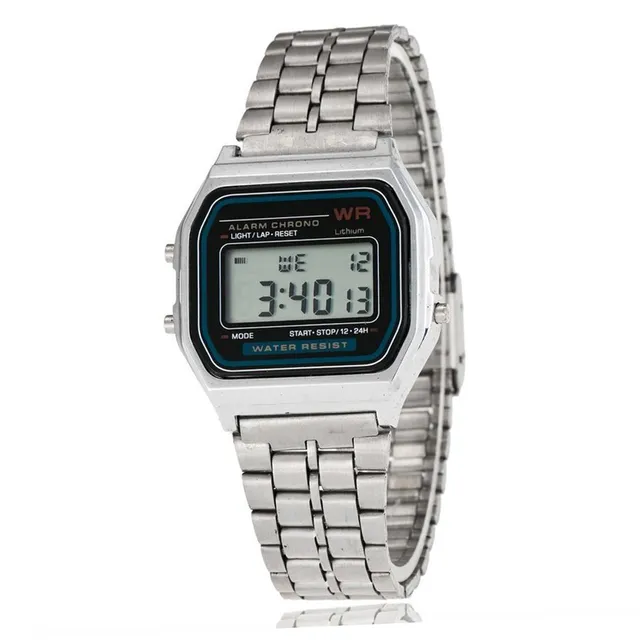 Luxury men's Eagle watch silver