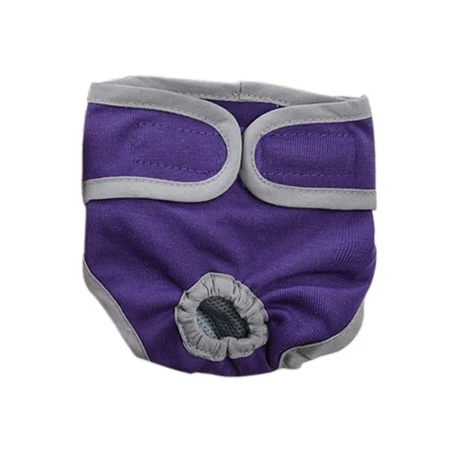 Colored Diapers For Dogs purple xs