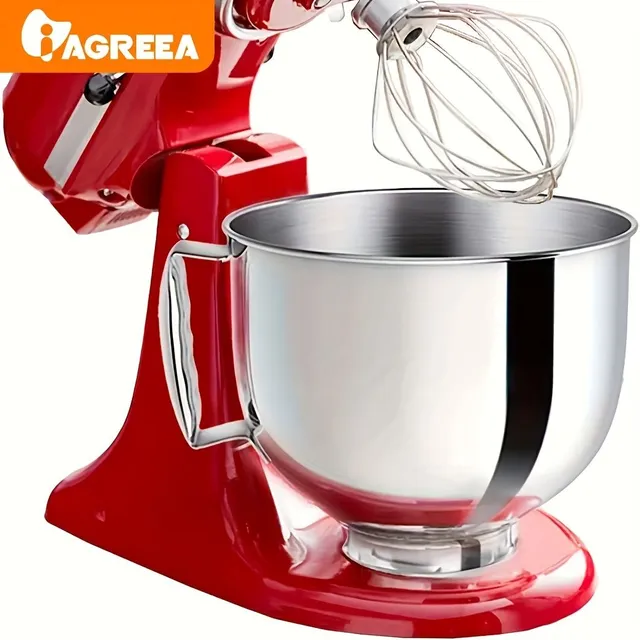 Miešanie nerezovej misy KitchenAid 4.5 a 5 l, kompatibilné s Artisan 5KSM125, 5KSM150, 5KSM175