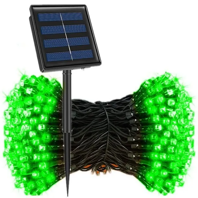 Outdoor LED chain 8m/30 diodes with solar panel