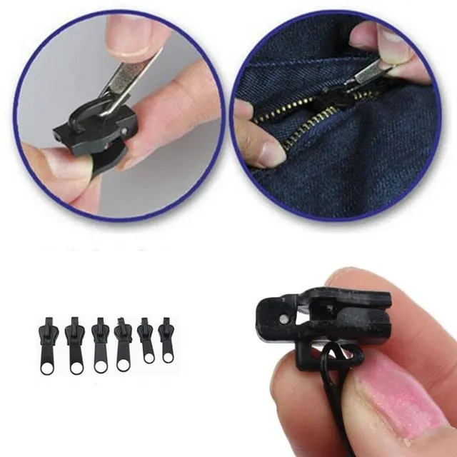 Zipper repair kit - 6 pieces