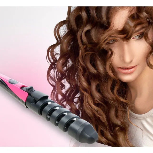 Spiral locating curling iron for hair NOVA NHC-2007A