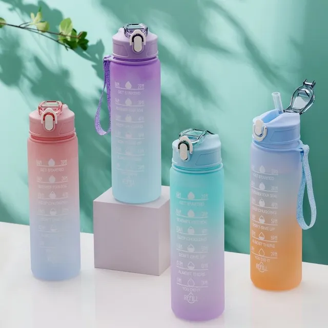 Modern eredeti motivációs palack 900 ml-es nagyobb térfogatban