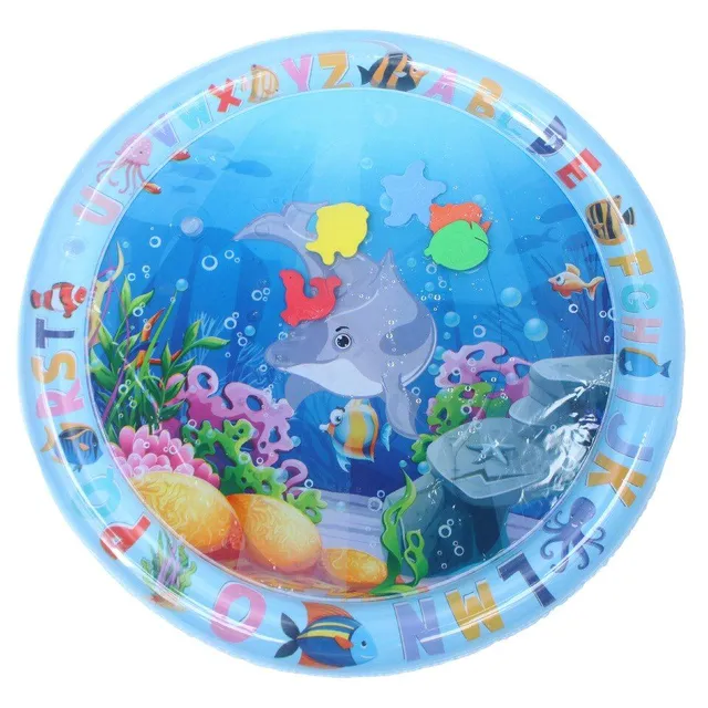 Tapis de bain gonflable pour enfants avec motifs marins