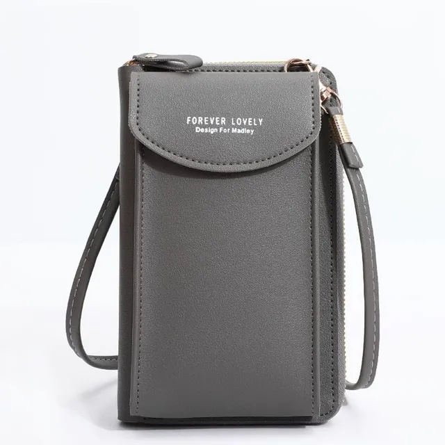 Stylish wallet with shoulder pocket