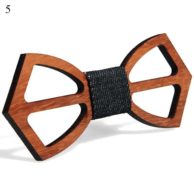 Men's designer wooden bow tie Franklin