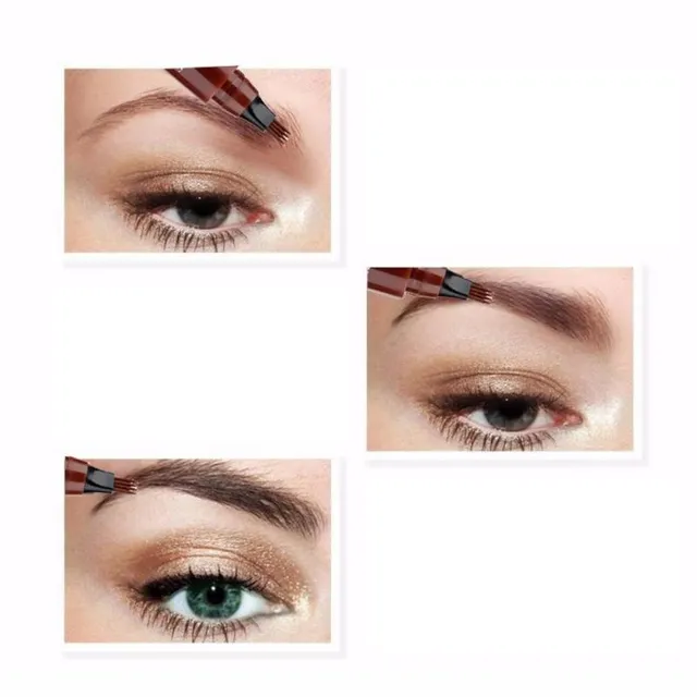 Filament permanent waterproof eyebrow pencil